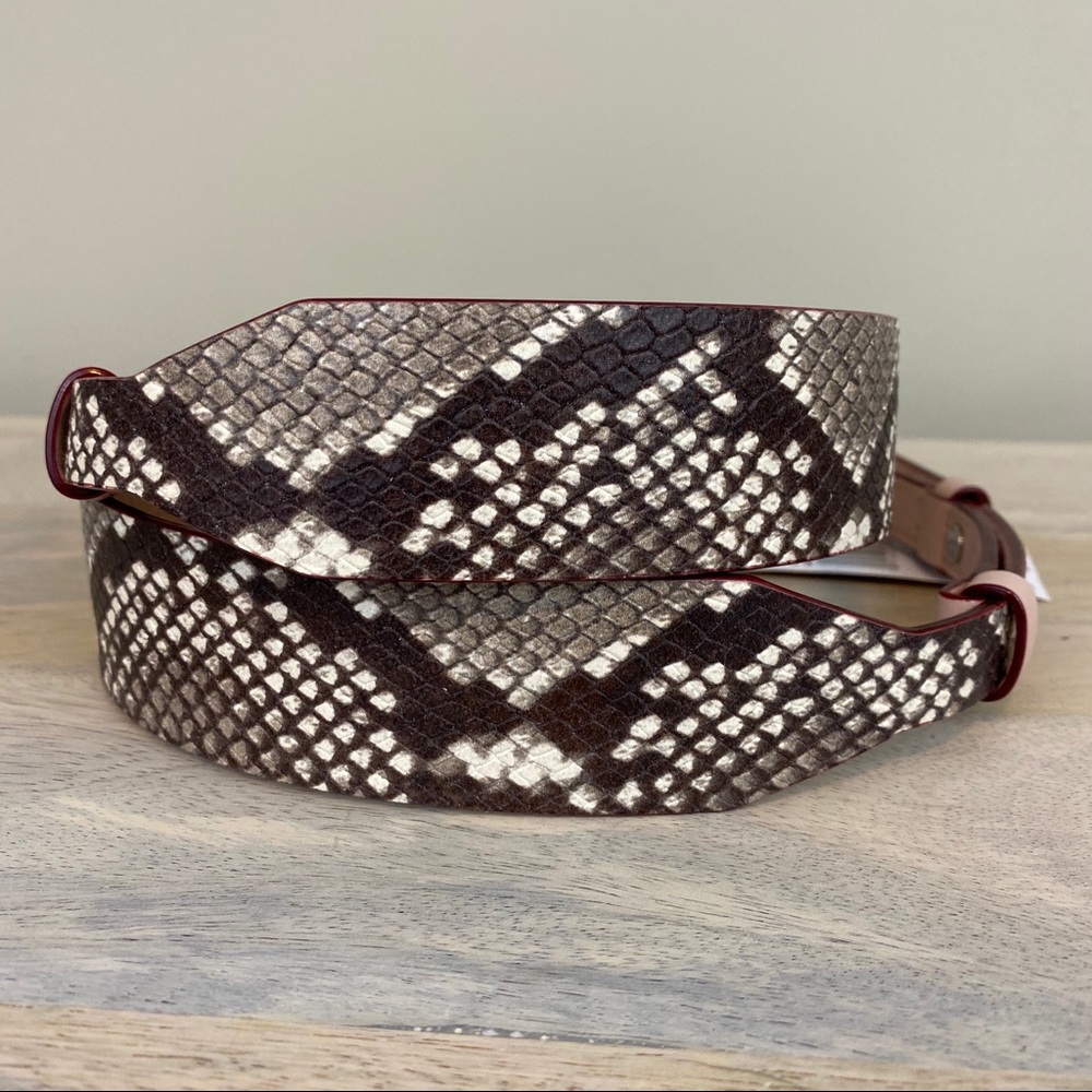 Michael Kors Leather Snake Embossed Bag Strap, NWT